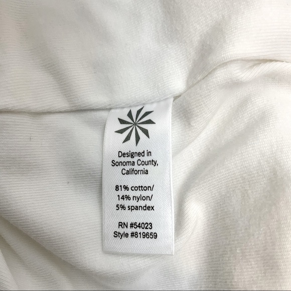 Athleta White Cropped Jogger Pants Size 4 - Picture 8 of 8